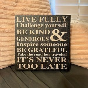 vintage home decor sign